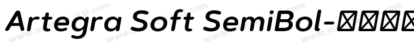 Artegra Soft SemiBol字体转换